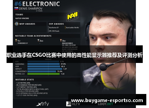 职业选手在CSGO比赛中使用的高性能显示器推荐及评测分析